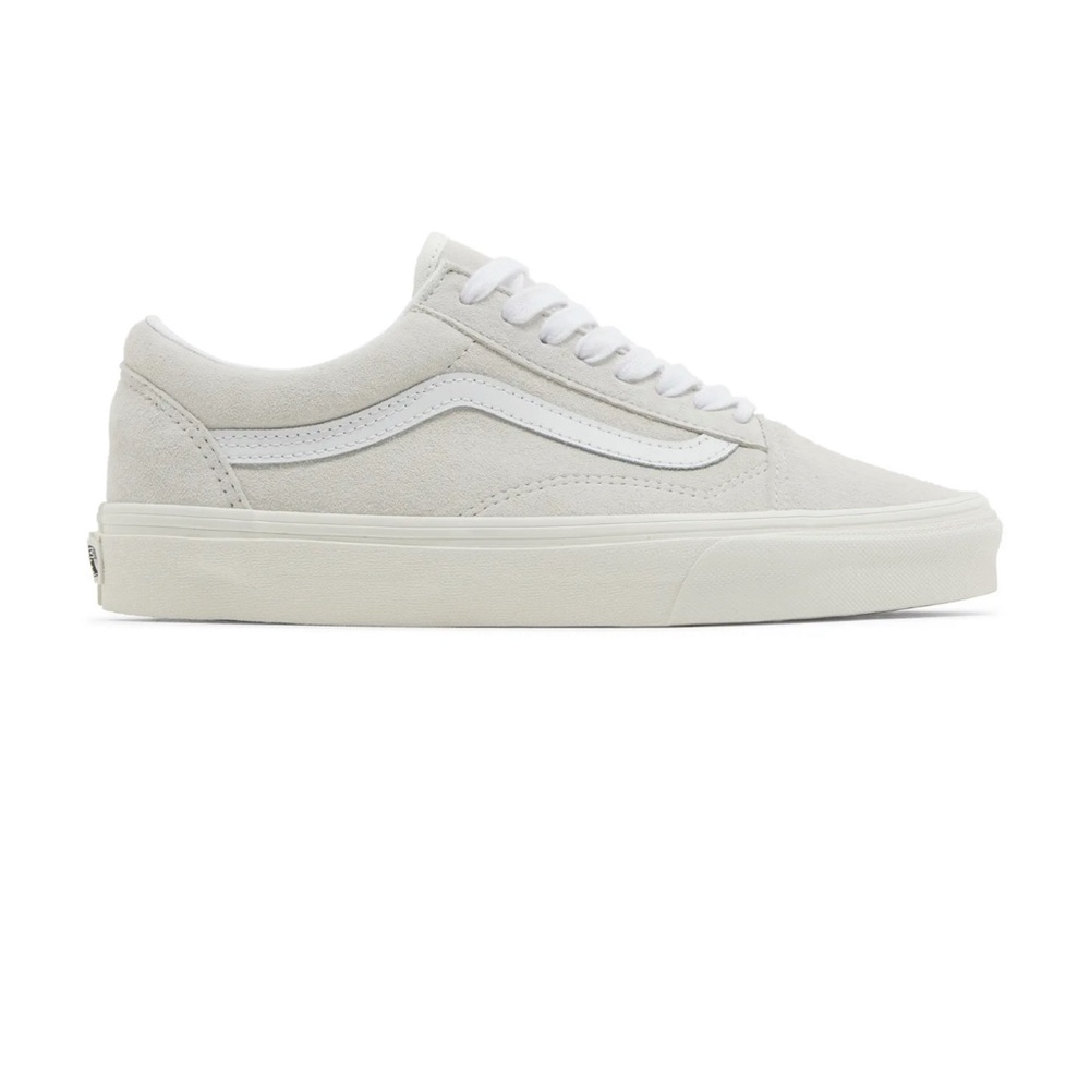 Vans Old Skool Pig Suede Blanc De Blanc Shoes NWT
